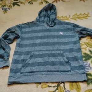 Men's Green Gray XL DC Shoes Skateboarding Hoodie Streetwear